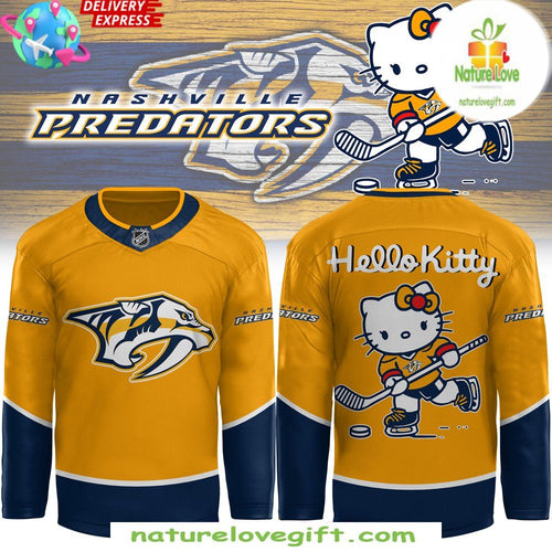 Nashville Predators Hello Kitty NHL Jersey Special Edition