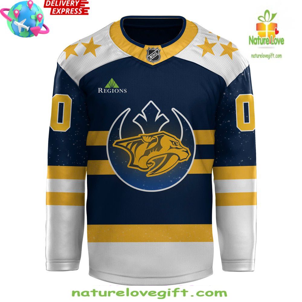 Nashville Predators Star Wars Night Hockey Jersey