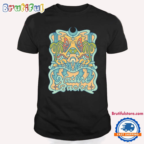 Nature Backs Splash Art Print T Shirt