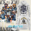 Navy Midshipmen 2025 CIC Trophy Champions Special Hoodie, Cap