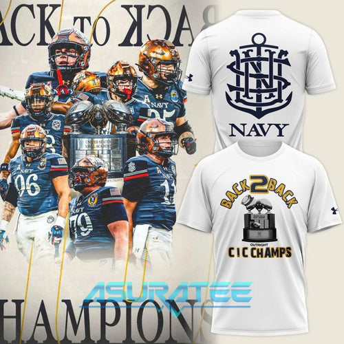 Navy Midshipmen 2025 CIC Trophy Champions Special Shirt