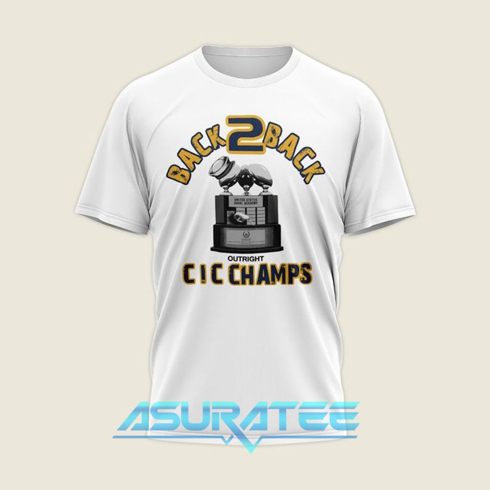 Navy Midshipmen 2025 CIC Trophy Champions Special Shirt