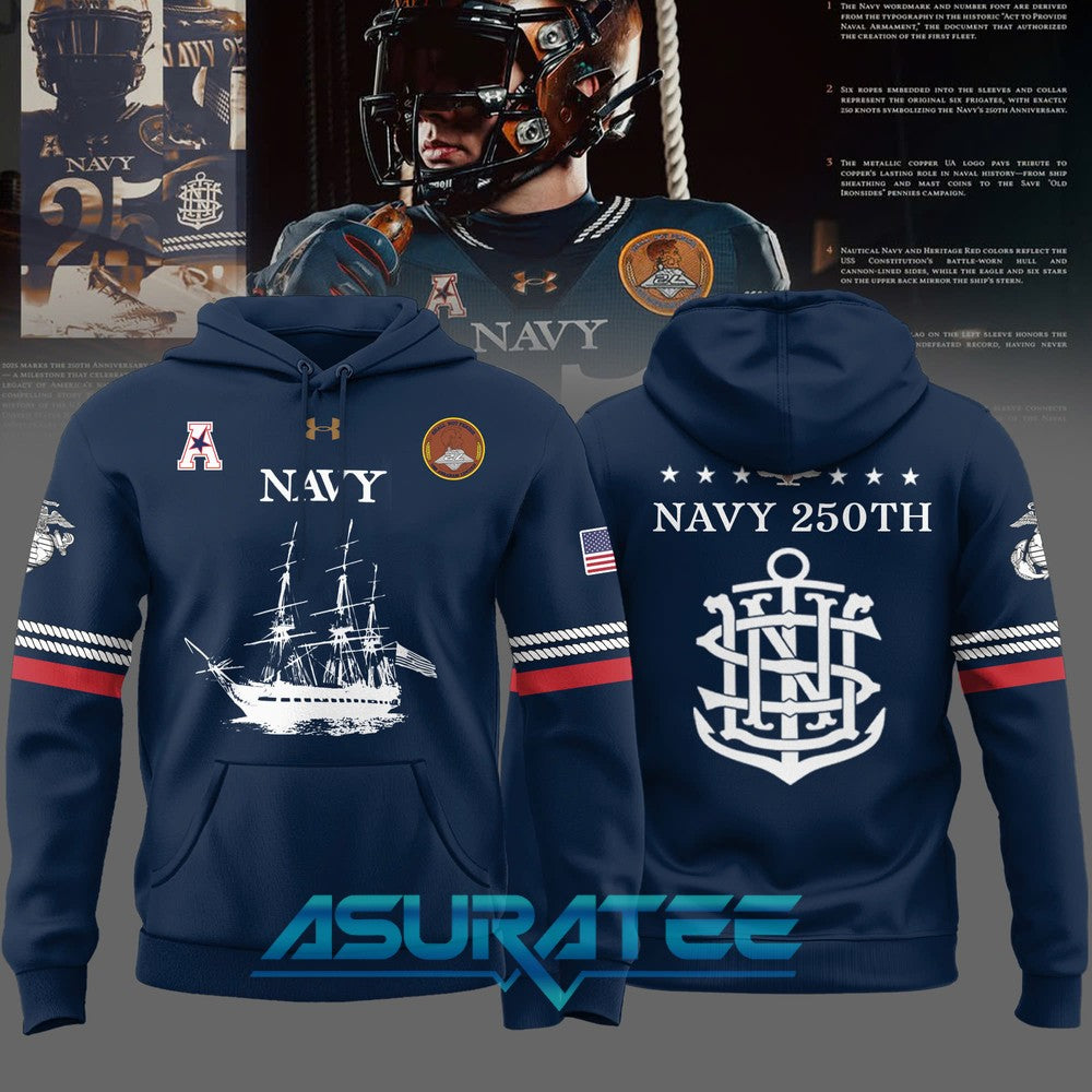 Navy Midshipmen 250th Anniversary Uniform Hoodie Set