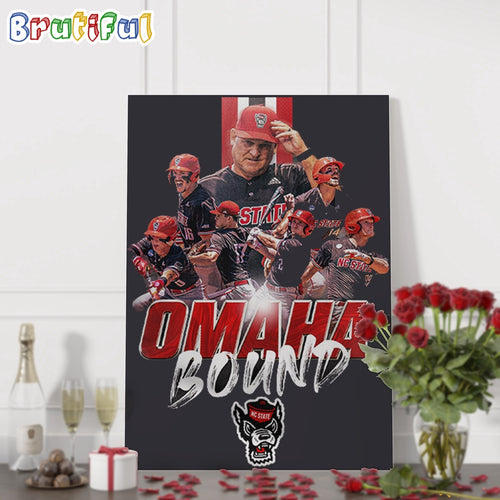 Nc State Wolfpack 2024 Baseball Super Regional Champs Wall Art Poster Canvas