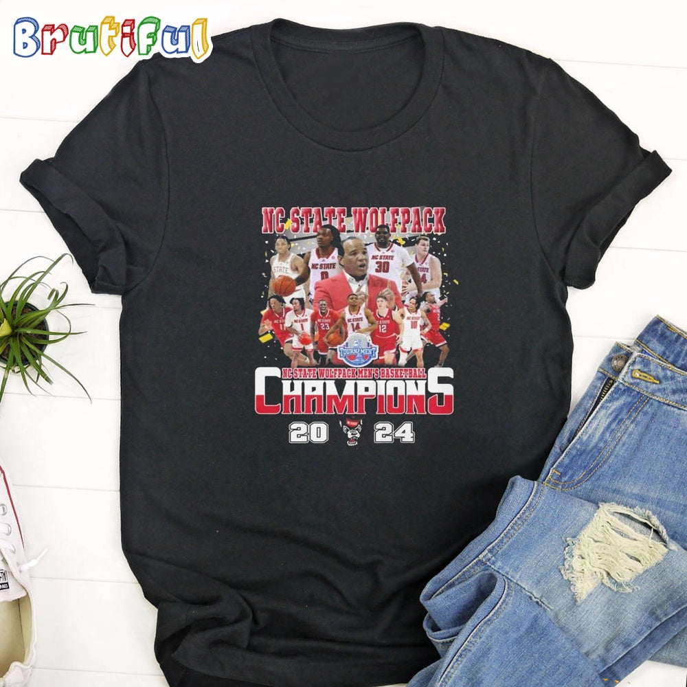 Nc State Wolfpack 2024 Men’s Basketball Tournament Champions T Shirt