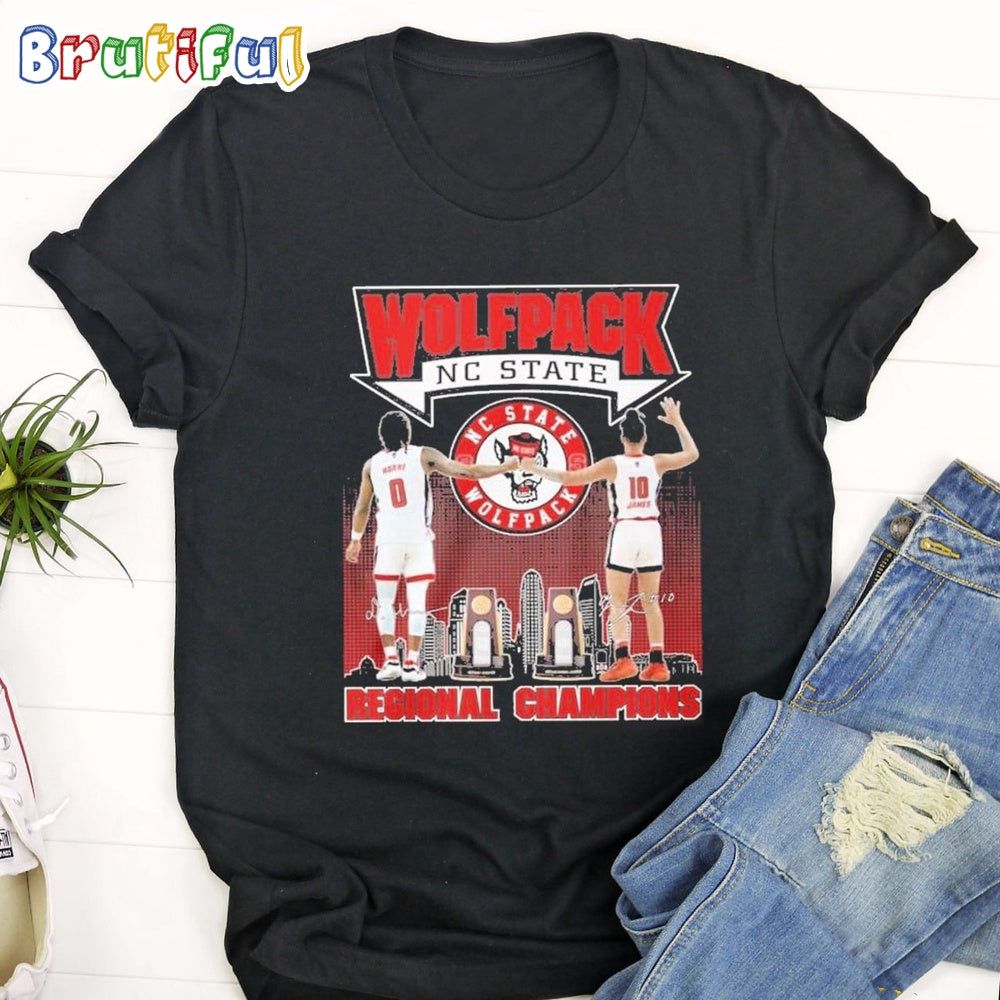 Nc State Wolfpack Horne And James Regional Champions T Shirt