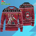 Ncaa Arkansas Razorbacks Football Ho Ho Ho Ugly Christmas Sweater