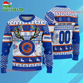 Personalized Ncaa Boise State Broncos Special Reindeer Light Ugly Christmas Sweater
