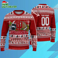 Ncaa Indiana Hoosiers Logo Team Football Custom Christmas Ugly Sweater