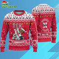 Ncaa Nebraska Cornhuskers Football Ho Ho Ho Ugly Christmas Sweater