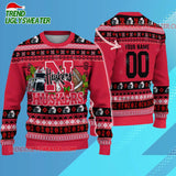 Ncaa Nebraska Cornhuskers Logo Team Football Custom Christmas Ugly Sweater