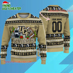 Ncaa Ucf Knights Logo Team Football Custom Christmas Ugly Sweater