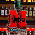 Nebraska Cornhuskers 5-Time National Champions Whiskey Bottle