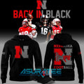 Nebraska Cornhuskers Football Back In Black 2025 Hoodie, Cap