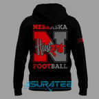 Nebraska Cornhuskers Football Back In Black 2025 Hoodie, Cap