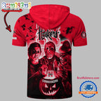 Nebraska Cornhuskers Horror Characters Essential Halloween Sleeveless Hoodie