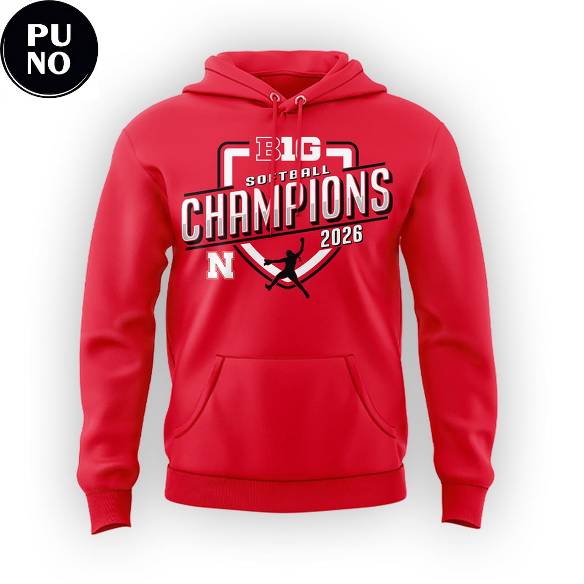 Nebraska Cornhuskers Softball 2026 Big Ten Regular Season Champions Hoodie Shirt