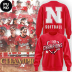 Nebraska Cornhuskers Softball 2026 Big Ten Regular Season Champions Hoodie Shirt