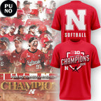 Nebraska Cornhuskers Softball 2026 Big Ten Regular Season Champions Hoodie Shirt