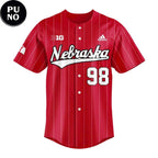 Nebraska Cornhuskers Softball 2026 Jordyn Bahl #98 Baseball Jersey