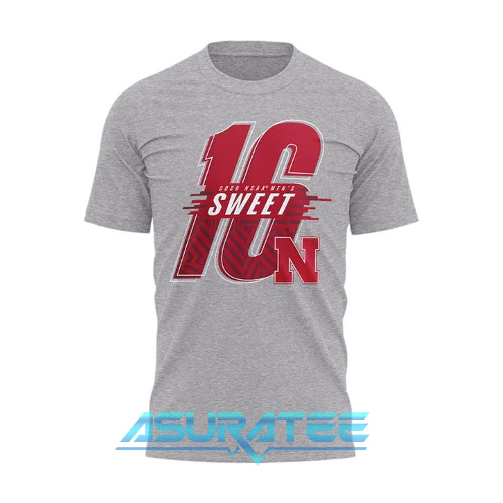Nebraska Huskers Men’s Basketball Special 2026 Sweet 16 Shirt