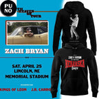 Nebraska Huskers x Zach Bryan With Heaven Tour 2026 Hoodie T-Shirt