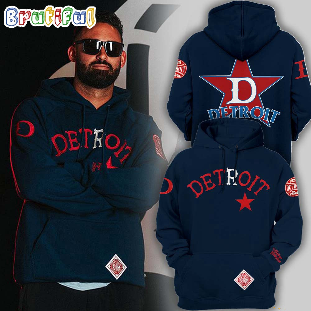 Negro Leagues Heritage Detroit Tigers Stars Hoodie T-Shirt