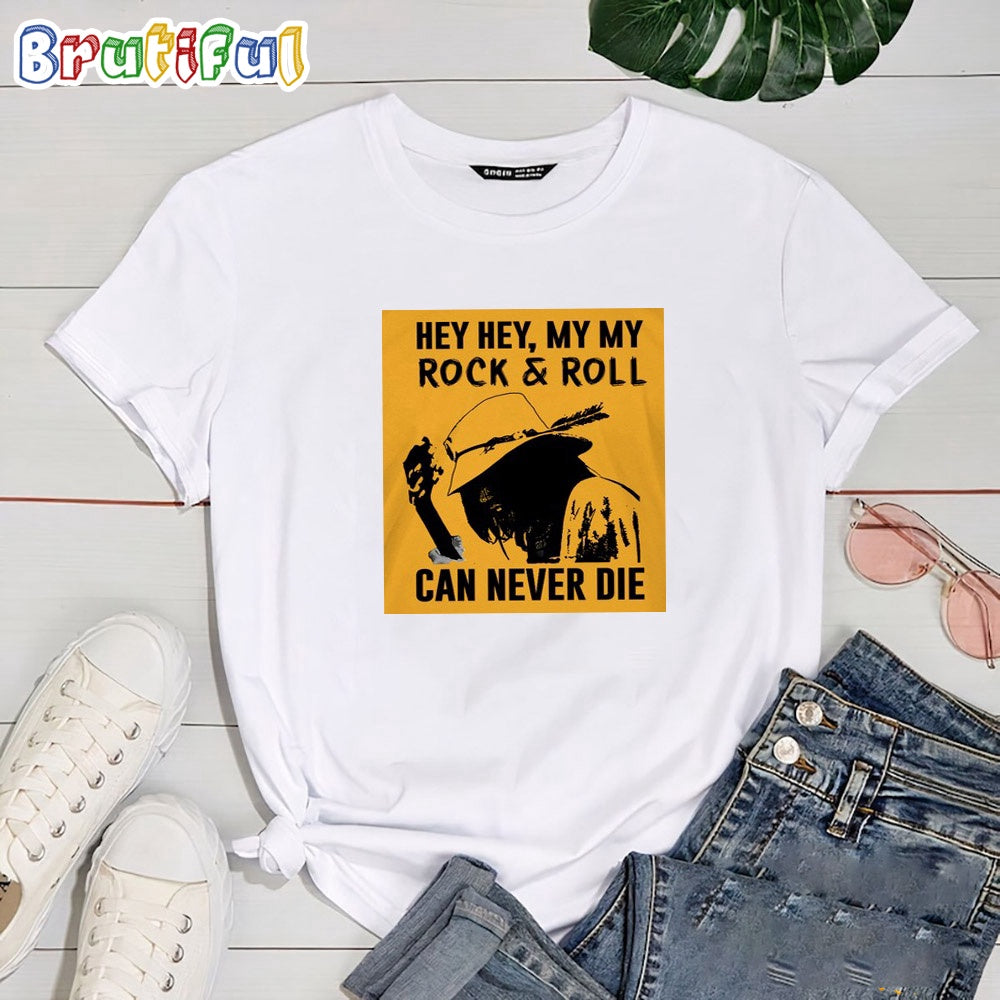 Neil Young Can Never Die T Shirt