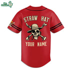 Netflix One Piece Straw Hat Crew Neighborhood Baseball Jersey