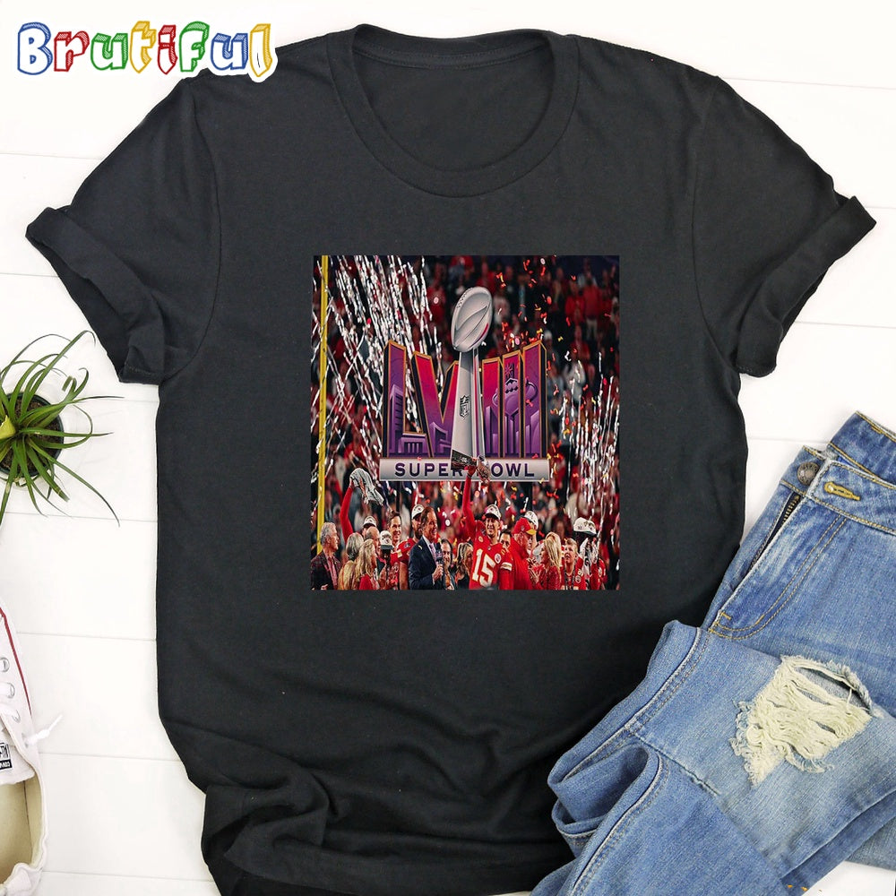 Never A Doubt Patrick Mahomes Is The Winner Super Bowl LVIII T-Shirt