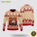 Never Trust A Skinny Cook Funny Cat Ugly Christmas Sweater Perfect Christmas Gift For Cat Lover