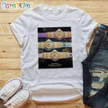 New Arrival Winged Eagle Replica Titles Of WWE T-Shirt