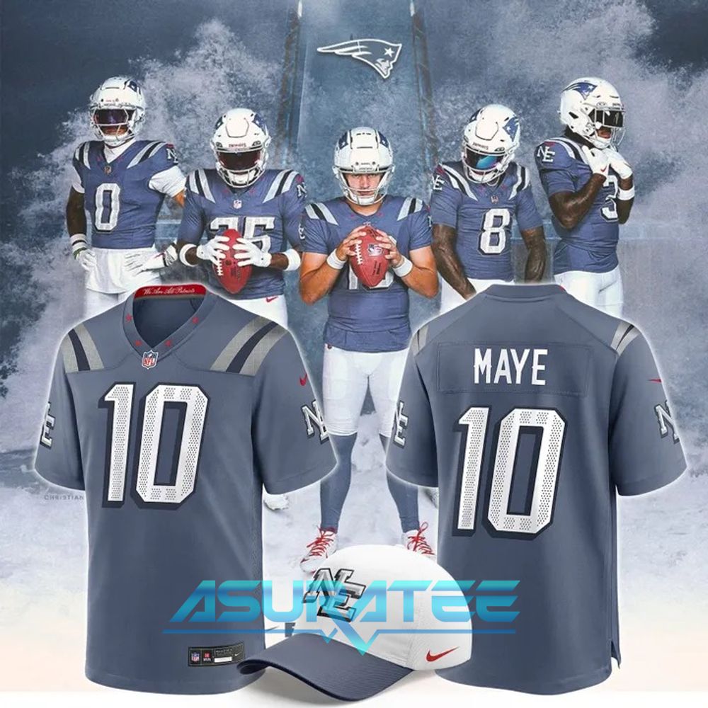 New England Patriots 2025 Rivalries Nor’Easter Storm Blue Jersey