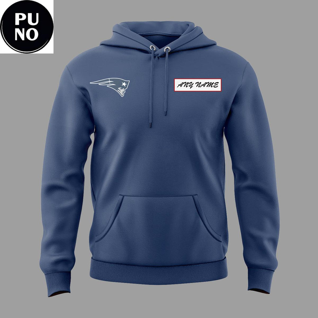 New England Patriots 2026 We Are All Patriots Custom Name Hoodie