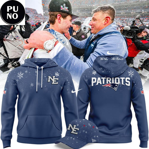 New England Patriots 2026 We Are All Patriots Snow Hoodie