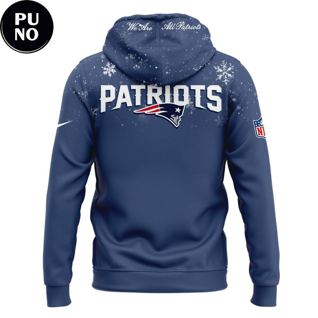 New England Patriots 2026 We Are All Patriots Snow Hoodie