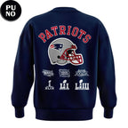 New England Patriots 3x Super Bowl Champions Hoodie Shirt