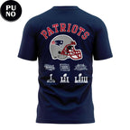 New England Patriots 3x Super Bowl Champions Hoodie Shirt