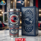 New England Patriots 40oz Collector Edition Tumbler