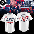 New England Patriots AFC Champions 25-26 Baseball Jersey