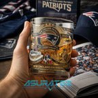 New England Patriots AFC Champions Commemorative Whiskey Glass