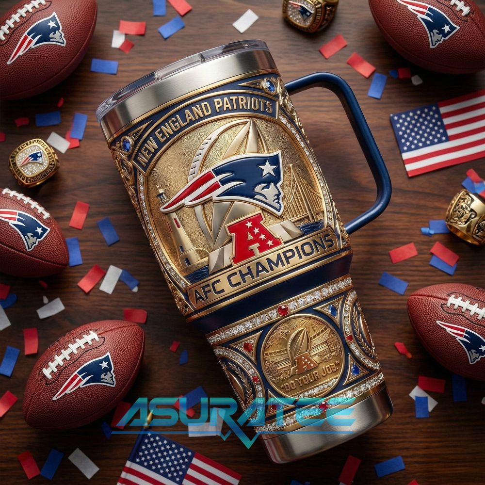 New England Patriots AFC Champions Limited Edition YETI Tumbler