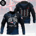 New England Patriots AFC Champions Super Bowl LX Our Time Roster Hoodie T-Shirt
