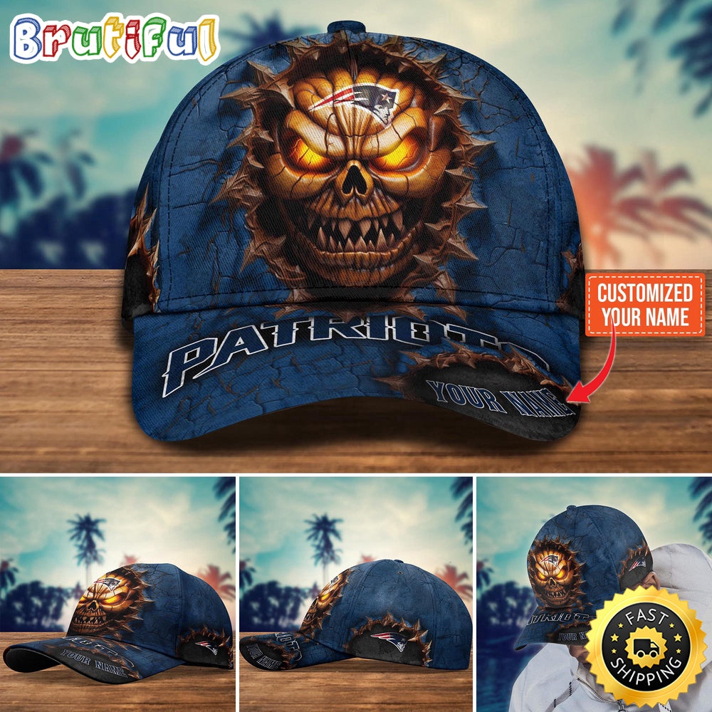 New England Patriots Baseball Cap Halloween Custom Cap For This Season