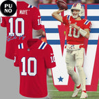 New England Patriots Drake Maye #10 Football Jersey