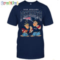 New England Patriots Flintstones Football T Shirt
