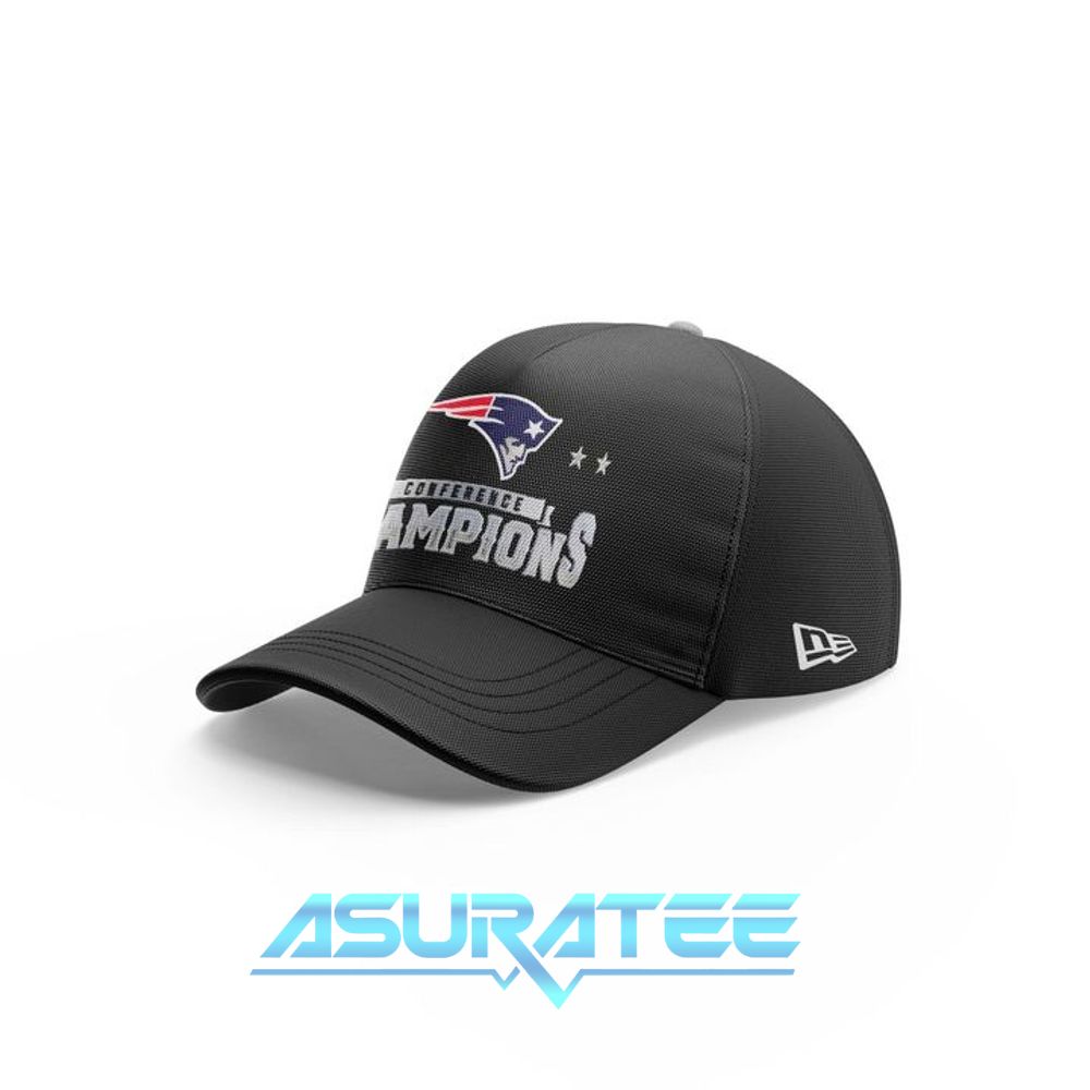 New England Patriots Heather Gray 2025 AFC Champions Locker Room Trophy Hoodie Set