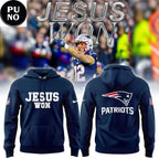 New England Patriots Jesus Won 2026 Hoodie T-Shirt