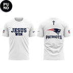 New England Patriots Jesus Won 2026 Hoodie T-Shirt