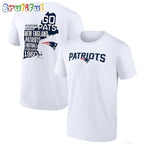 New England Patriots Maps Football 2024 New T Shirt